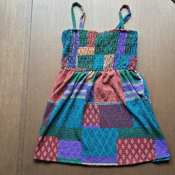 EARTHBOUND Patchwork Multi-Color Dress - Picture 3 of 5